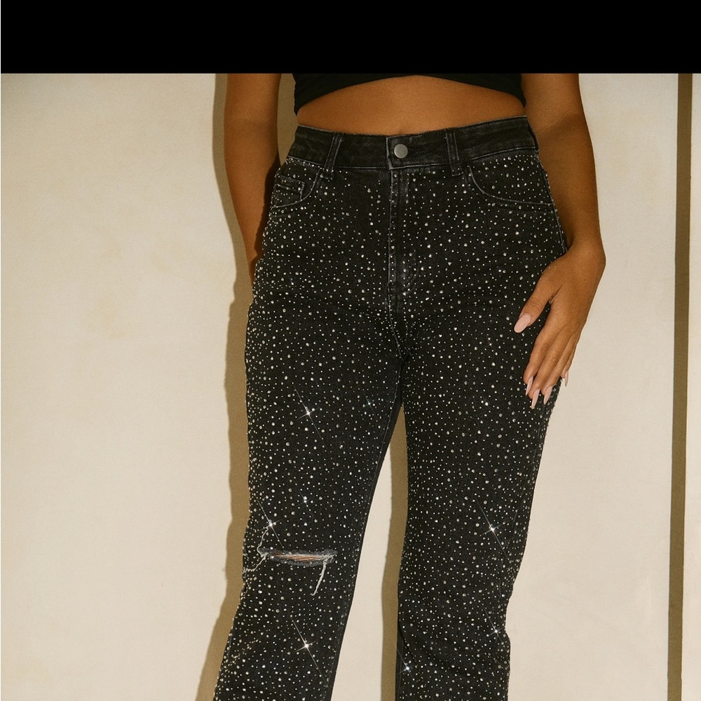 Rhinestone Jeans